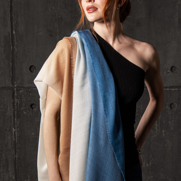 OVERSIZED 100% CASHMERE WRAP COMOCOMOCOMO®